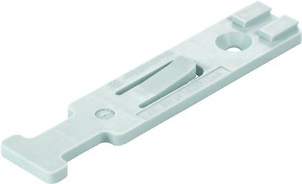 PCB plug-in connector, Accessories, Mounting Plate, Grey, No. of poles: 4 BV/SV 7.62HP/04 ARPL GR 1937580000 Weidmüller Množství: 50 ks