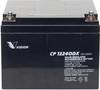 Vision Akkus CP12240DX CP12240DX olověný akumulátor 12 V 24 Ah olověný se skelným rounem (š x v x h) 166 x 125 x 175 mm šroubované M5 bezúdržbové, odolné proti více cyklům