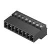 Zástrčkový konektor na kabel Weidmüller SCZ 3.81/04/180G SN BK BX 1970030000, 18.40 mm, pólů 4, rozteč 3.81 mm, 50 ks