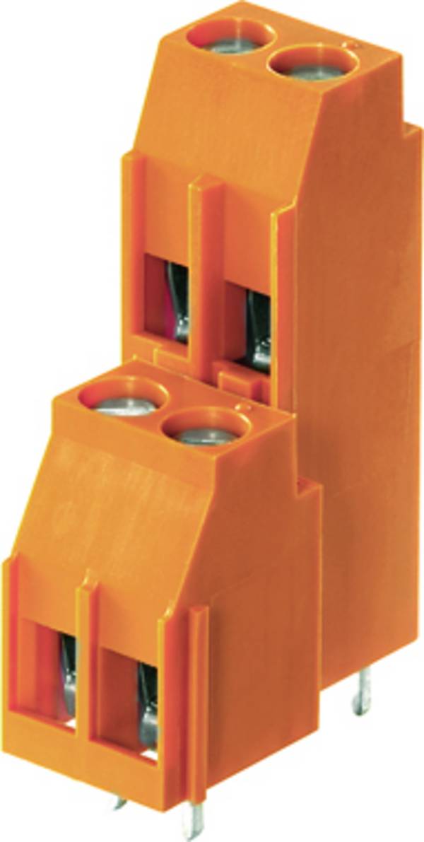 Weidmüller 1977370000 dvojřadá svorka 4 mm² Pólů 28 oranžová 10 ks