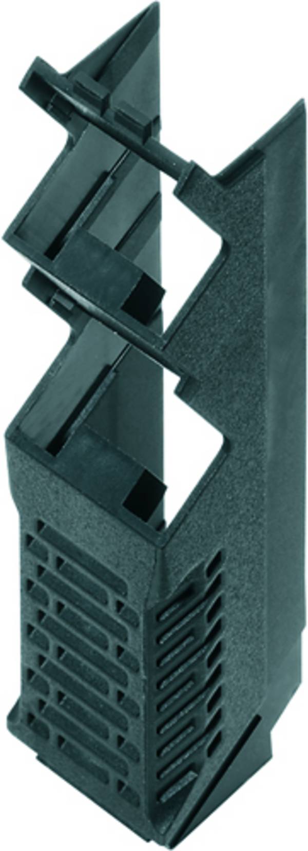 Electronics housings, OMNIMATE Housing - series CH20MBlack, Side element, Width: 22,5 mm