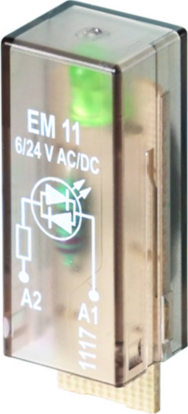 Weidmüller zasouvací modul s diodou s LED diodou RIM-I 3 6/24VUC GN Barvy světla (LED svítidlo): zelená 10 ks