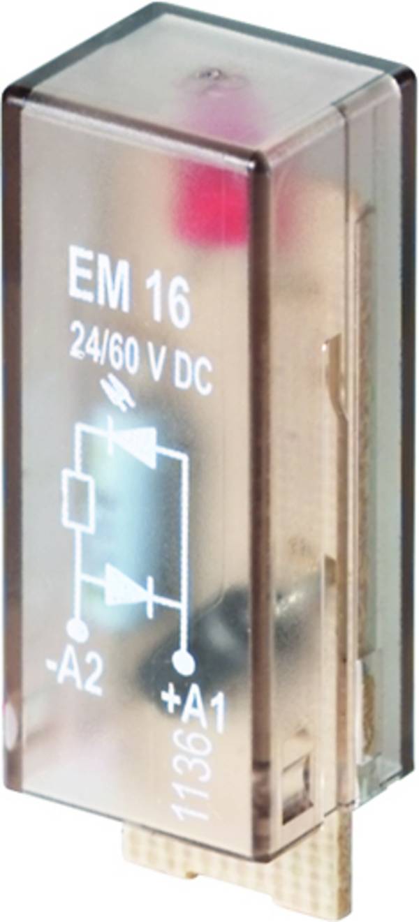 Weidmüller zasouvací modul s diodou s LED diodou, S nulovou diodou RIM-I 2 110/230VDC Barvy světla (LED svítidlo): červená 10 ks
