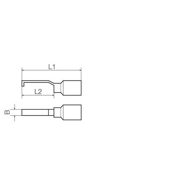 Weidmüller 9036290000 kabelová koncovka tvar háčku 0.205 mm² 1.50 mm² částečná izolace černá 100 ks