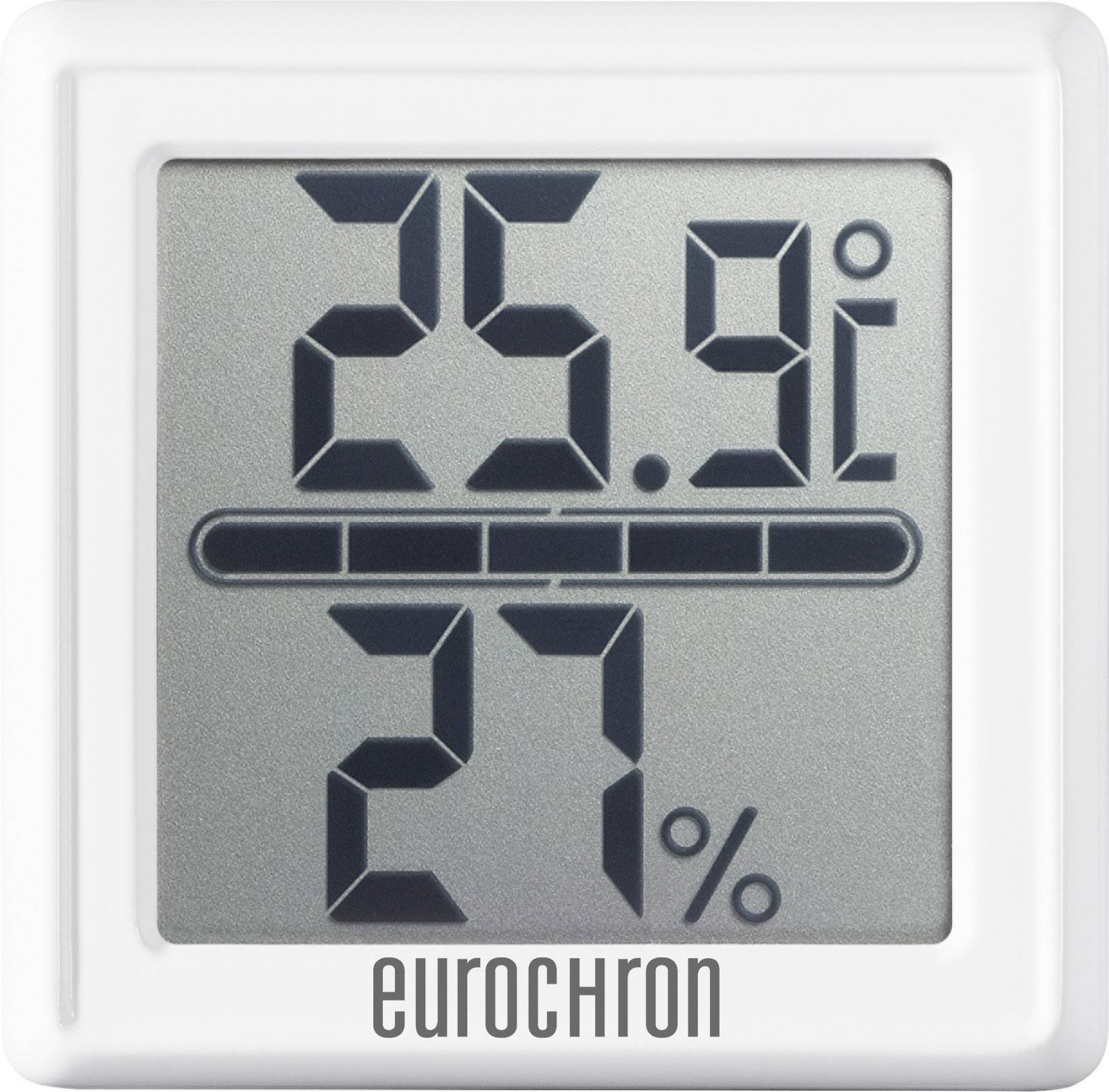 Digitální displej zobrazuje '25,9°C' nahoře a '27%' dole, pravděpodobně teplotu a vlhkost vzduchu v místnosti.