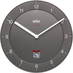 Analogové DCF nástěnné hodiny Braun, 66040, Ø 200 x 32 mm, šedá