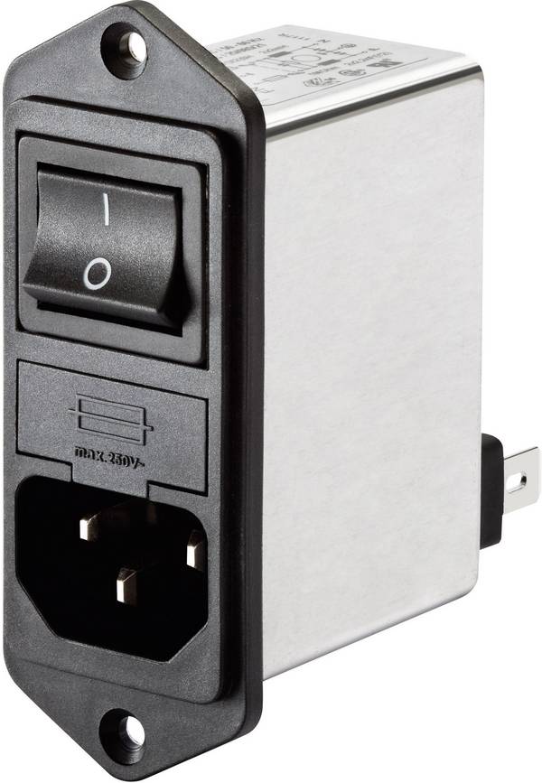 Schaffner FN 286-2-06, FN 286-2-06 síťový filtr, 250 V/AC, 2 A, 2 mH