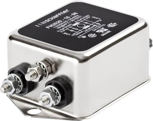 Schaffner FN 2020-1-06, FN 2020-1-06 odrušovací filtr, 250 V/AC, 1 A, 12 mH