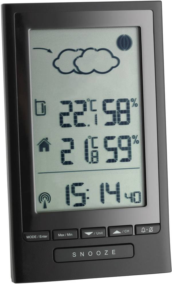 TFA Dostmann Modus Plus 351122 digitální bezdrátová meteostanice Předpověď pro 12 až 24 hodin Počet senzorů (max.) 3