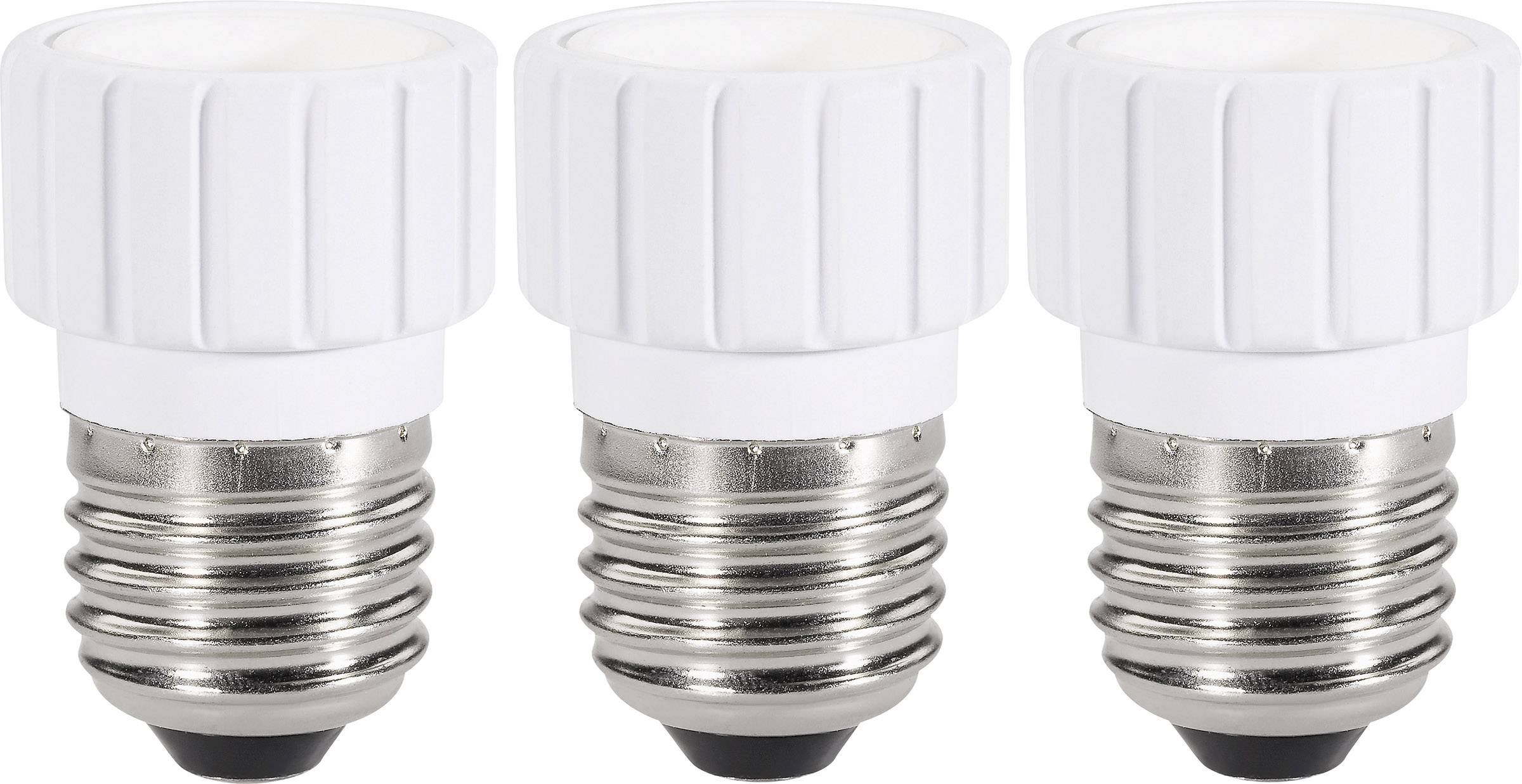 adaptérová patice E27 na E14 97029c81a sada 3 ks Renkforce 97029c81a 230 V 75 W
