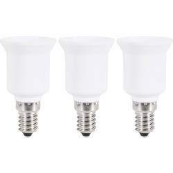 Redukce Renkforce pro E14 ⇔ E27, 97029c81h, max. 75 W, bílá, sada 3 ks