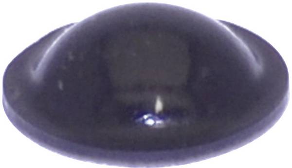 TOOLCRAFT PD2010SW podstavná nožka přístrojová samolepicí, kulatá černá (Ø x v) 10 mm x 3.1 mm 1 ks