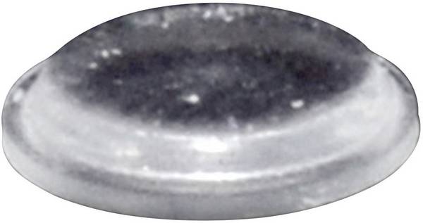 TOOLCRAFT PD2120C podstavná nožka přístrojová samolepicí, kulatá transparentní (Ø x v) 10.1 mm x 1.8 mm 1 ks