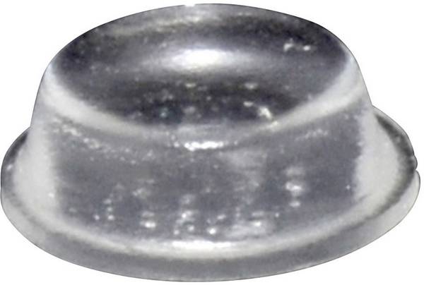 TOOLCRAFT PD2014C podstavná nožka přístrojová samolepicí, kulatá transparentní (Ø x v) 14 mm x 4.5 mm 1 ks