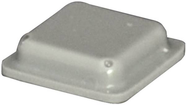TOOLCRAFT PD2100G podstavná nožka přístrojová samolepicí, čtvercová šedá (d x š x v) 10 x 10 x 2.5 mm 1 ks