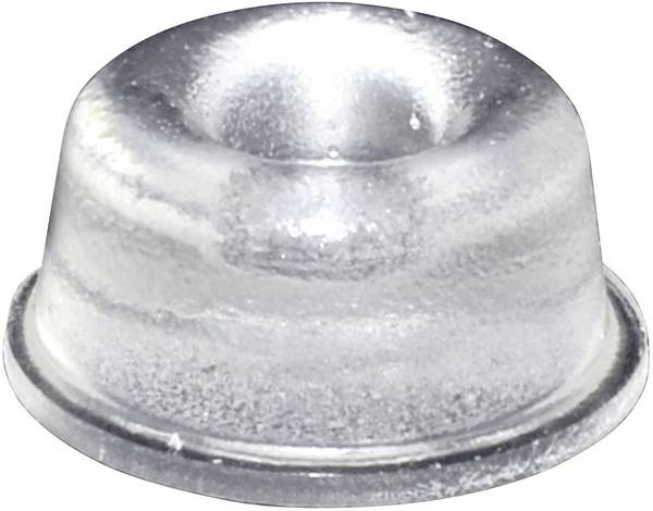 TOOLCRAFT PD2210C podstavná nožka přístrojová samolepicí, kulatá transparentní (Ø x v) 22.3 mm x 10.1 mm 1 ks