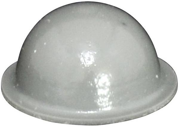 TOOLCRAFT PD2190G podstavná nožka přístrojová samolepicí, kulatá šedá (Ø x v) 19 mm x 9.5 mm 1 ks