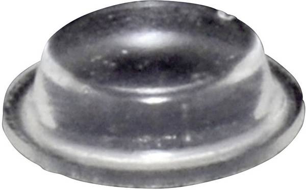 TOOLCRAFT PD9125C podstavná nožka přístrojová samolepicí, válcová transparentní (Ø x v) 12.7 mm x 3.5 mm 1 ks