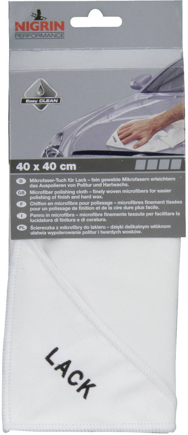 NIGRIN 71121 Lack utěrka z mikrovlákna  1 ks (d x š) 40 cm x 40 cm