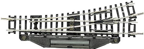 22261 kolej N Fleischmann (bez uložení) výhybka, elektrická, levá 112.6 mm 15 ° 362.6 mm 1 ks