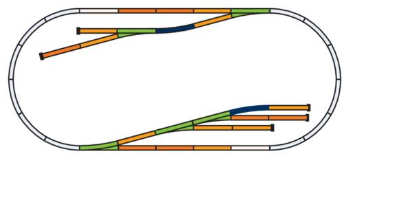 A-kolej H0 Piko  55330 doplňující sada 205 cm 1 sada