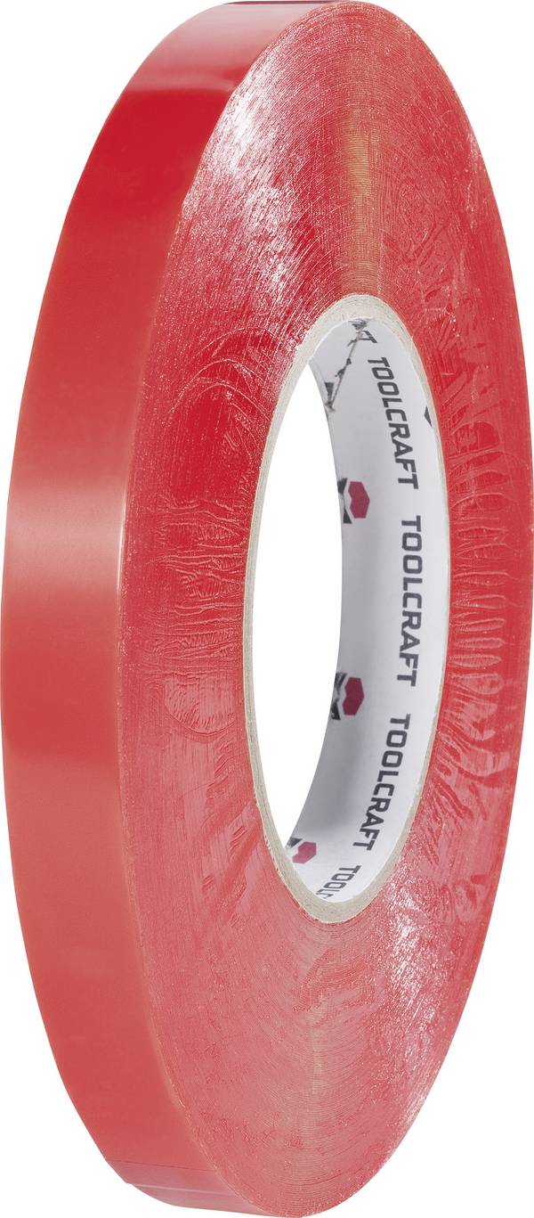 TOOLCRAFT 1397P1550C 1397P1550C oboustranná lepicí páska  transparentní (d x š) 50 m x 15 mm 1 ks