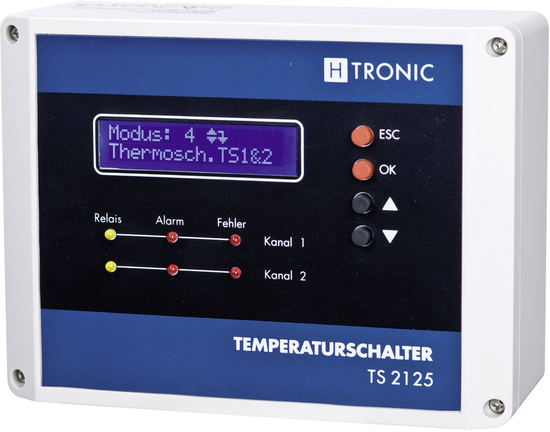H-Tronic TS 2125 multifunkční teplotní spínač, 1114450, -55 - 125 °C