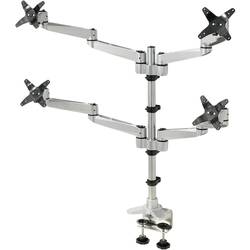 Stolový držiak monitoru SpeaKa Professional SP-1624824, 25,4 cm (10") - 68,6 cm (27"), striebornočierná