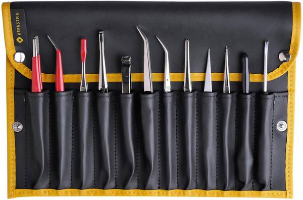 BERNSTEIN Tools for Electronics 5-100  sada pinzet, 12dílná