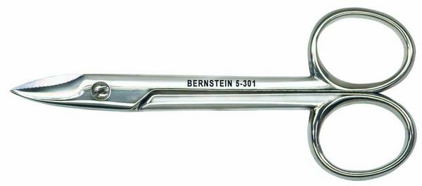 BERNSTEIN Tools for Electronics 5-301  nůžky na plech   110 mm chrom