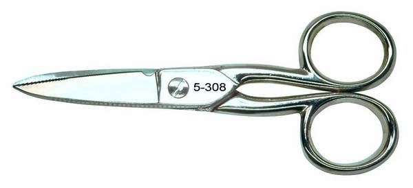 BERNSTEIN Tools for Electronics 5-308  telefonní nůžky, nůžky na kabely   125 mm stříbrná