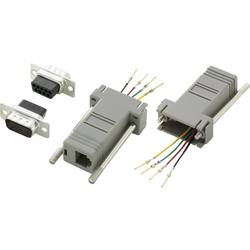 D-SUB adaptér D-SUB zástrčka 9pólová - RJ11 zásuvka Conrad Components 1 ks