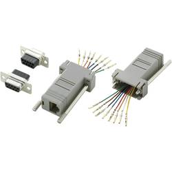 D-SUB adaptér TRU COMPONENTS 407772 D-SUB zásuvka 9pólová - RJ45 zásuvka, 1 ks