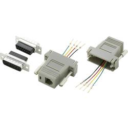 D-SUB adaptér D-SUB zástrčka 15pólová - RJ11 zásuvka Conrad Components 1 ks