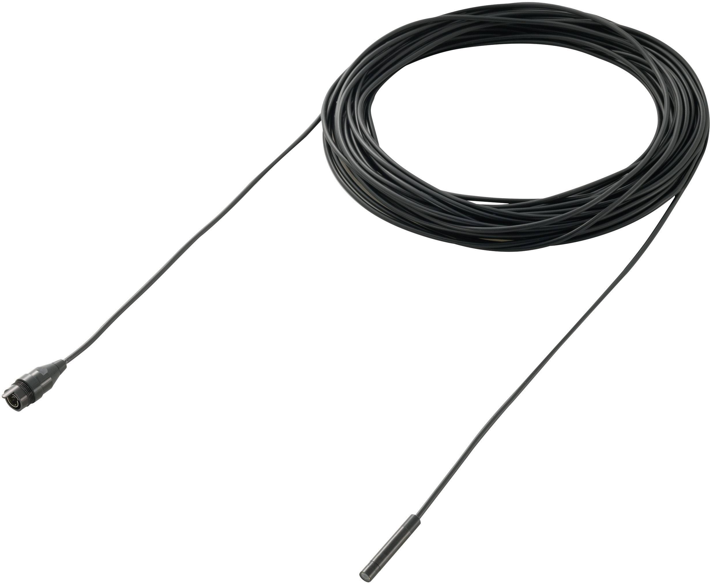 Černý prodlužovací kabel se dvěma vstupy, vhodný pro elektronická zařízení.