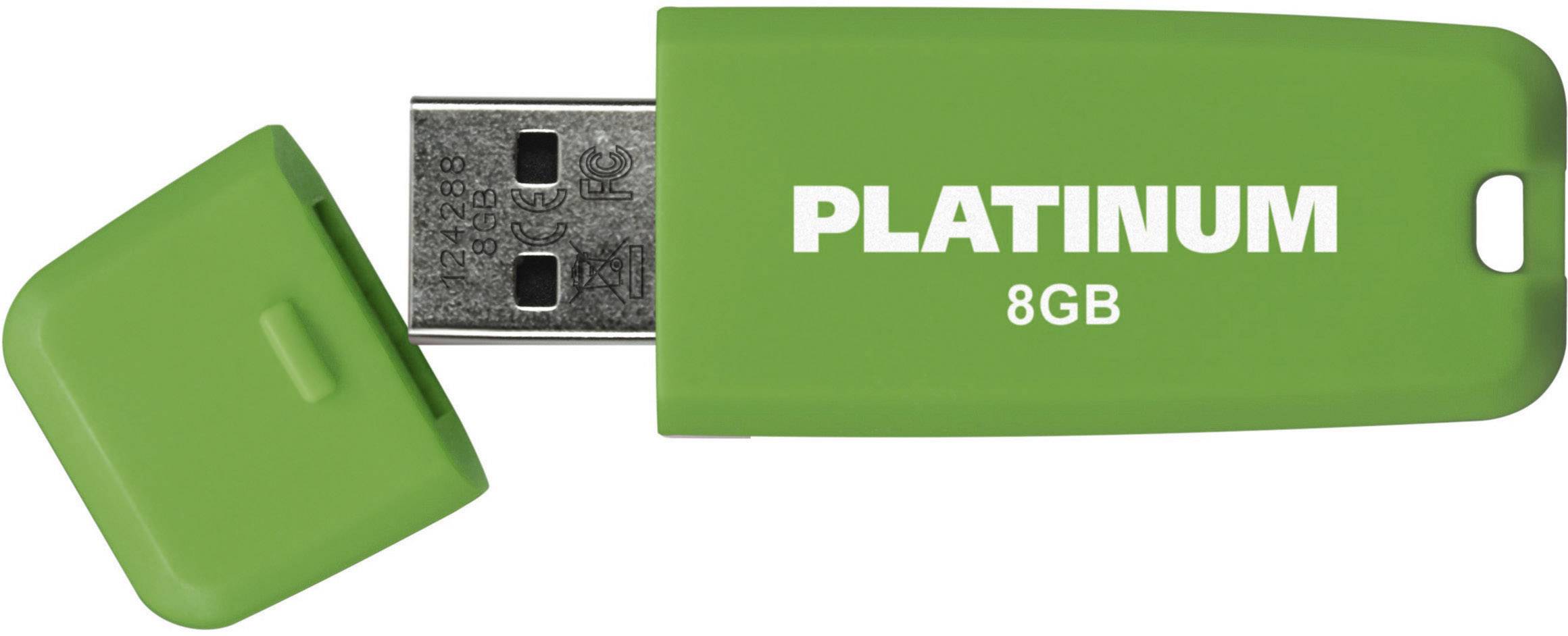 Platinum SoftStick USB flash disk 8 GB zelená 177678 USB 2.0 Conrad.cz
