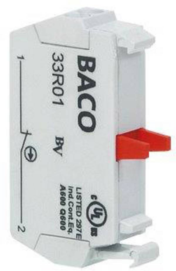 BACO 33R10 spínací kontaktní prvek  1 spínací kontakt  bez aretace 600 V 1 ks