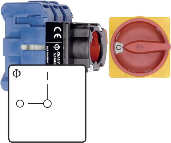 Kraus & Naimer KG10B.T202/01.FT2 odpínač 20 A 230 V 1 x 90 ° červená, žlutá 1 ks