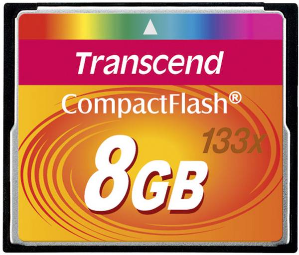 Transcend Standart 133x karta CF  8 GB