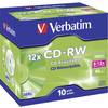 Verbatim CD-RW80 700MB 12X 10 ks v krabičce