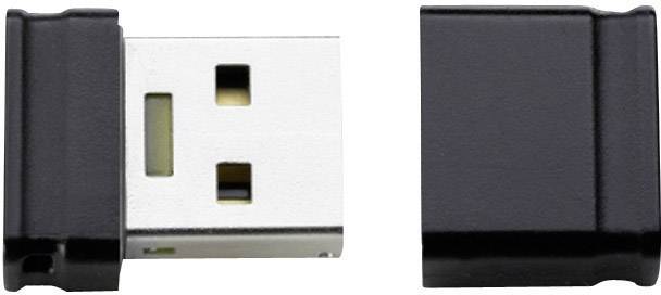 Kompaktní černý USB konektor s odnímatelným ochranným krytem. Ideální pro připojení zařízení nebo ukládání dat.