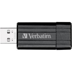 Flash disk Verbatim Pin Stripe, 32 GB, USB 2.0
