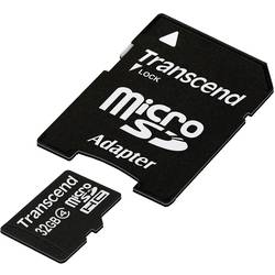 Pamětová karta microSDHC Transcend 32GB, Class 4, SD adaptér