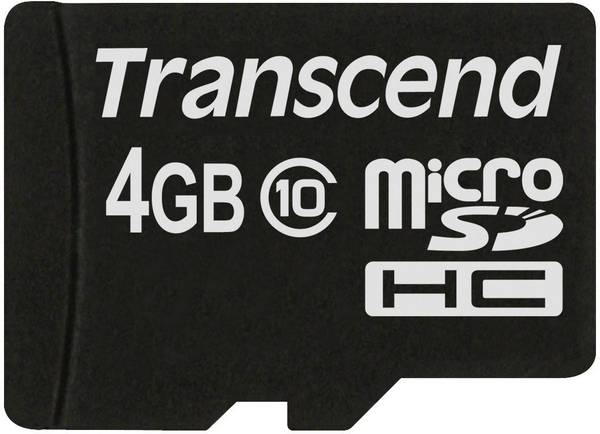 Transcend Premium paměťová karta microSDHC Industrial 4 GB Class 10