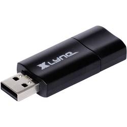 USB flash disk Xlyne Wave 7164000, 64 GB, USB 2.0, čierna, oranžová