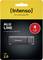 USB flash disk 'Intenso ALU LINE', 4 GB, High Speed 2.0, černé balení se žlutým potiskem nahoře, vhodný pro každodenní použití.