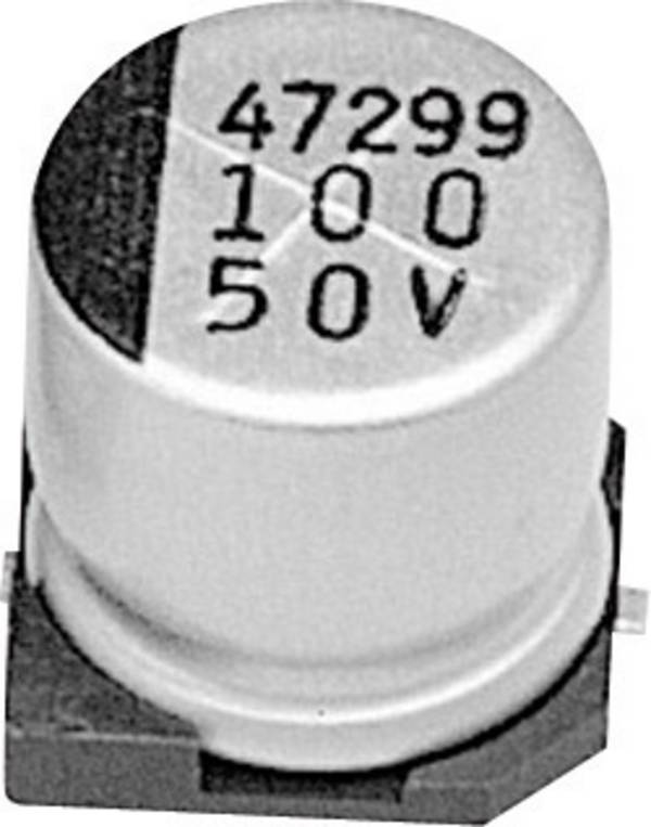 Samwha RC1H107M08010VR elektrolytický kondenzátor SMD   100 µF 50 V 20 % (Ø x v) 8 mm x 10 mm 1 ks