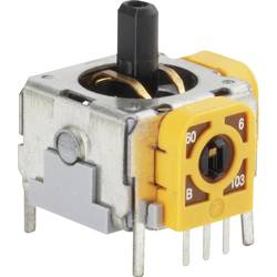 Joystick plastová páka TRU COMPONENTS 98002C3, pájecí piny, 12 V/DC, 1 ks
