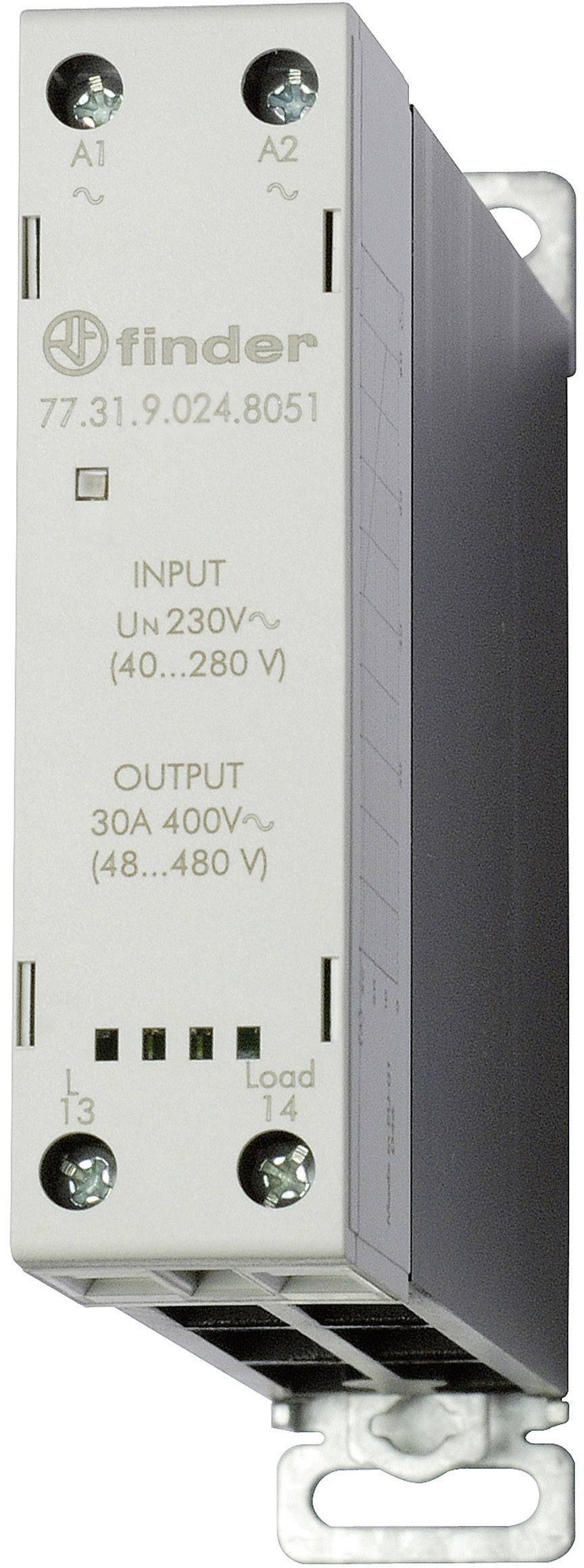 Finder polovodičové relé 77.31.9.024.8051 30 A Spínací napětí (max.): 480 V/AC okamžité spínání 1 ks