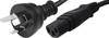 HAWA 1008256 IEC kabel černá 2.00 m